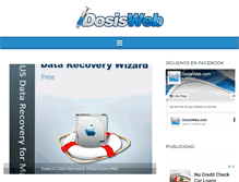 Tablet Screenshot of dosisweb.com